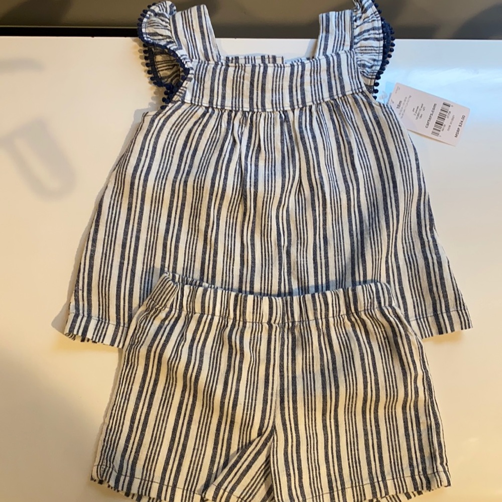 BRAND NEW Carters two-piece summer set